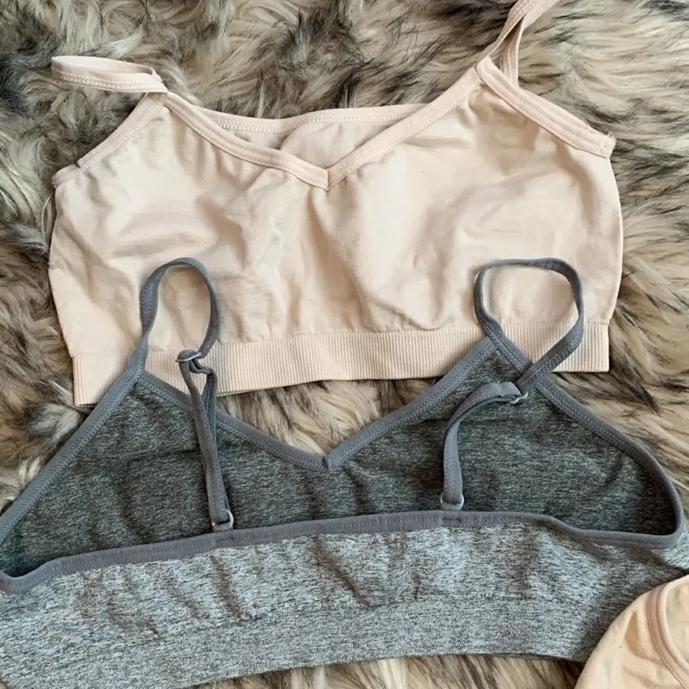 Lot of 7 Preteen bralettes Training Bra 32/M
